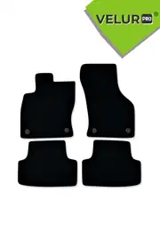 VelurPRO Volkswagen Golf 5 2004-2009 Siyah Araca Özel Halı Paspas Araba Halısı Oto Paspas - 2