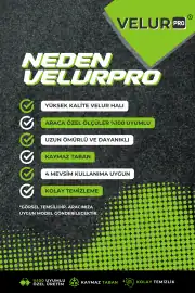 VelurPro Ford Focus Hatchback 2014-2018 Araca Özel Halı Paspas Araba Halısı Oto Paspas - 5
