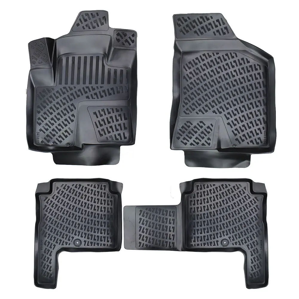 Ürün görseli: ProCross Hyundai Santa Fe 2006-2012 Havuzlu Paspas | 5-7 Koltuklu - Siyah